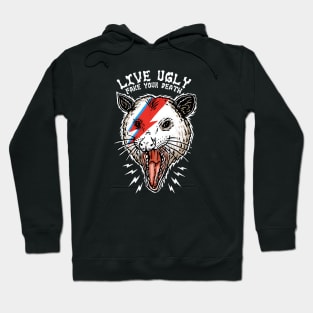 live ugly fake your death Hoodie